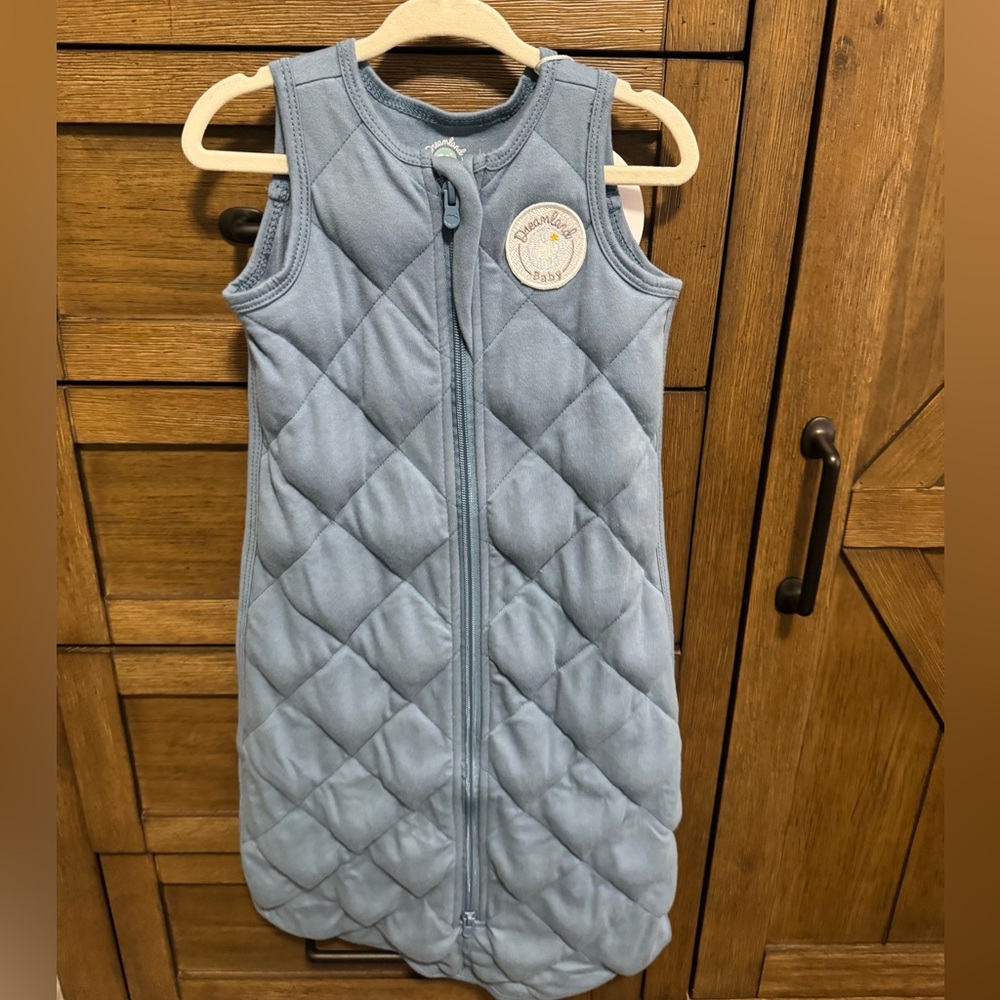 Dreamland Baby Sleeveless Weighted Sleep Sack in Blue